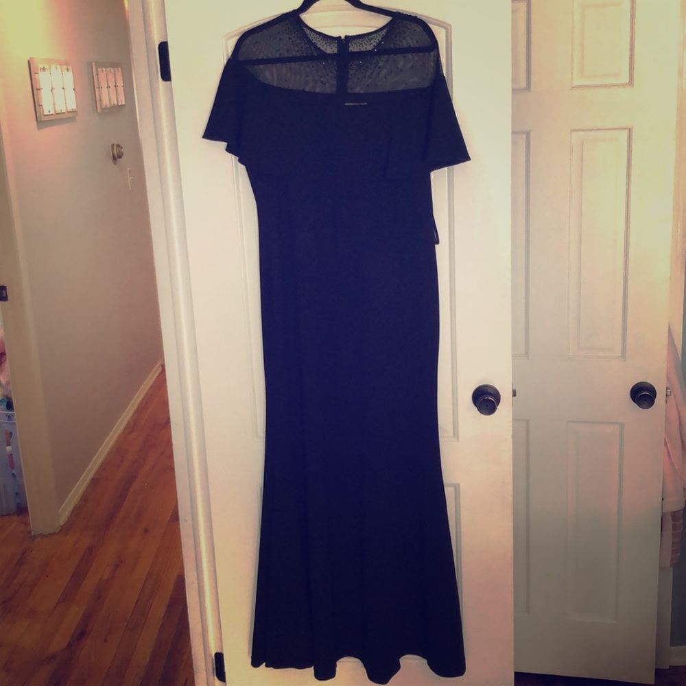 Calvin Klein evening gown.